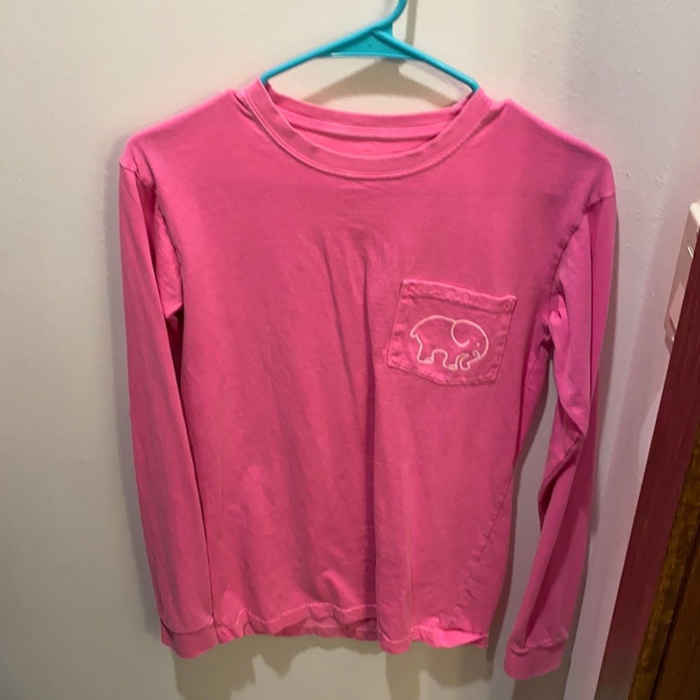 Pink ivory Ella long sleeve shirt